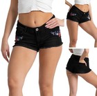 Womens Jeans Shorts Comfort Stretch Summer Designer Half Pant For Ladies Us Size