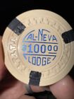 Rare  100 Cal Neva Lodge Casino Chip   North Lake Tahoe 1955