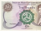 1979 Isle Of Man Governmant 10 Pounds Qeii   10   x-rare      Gem Unc   