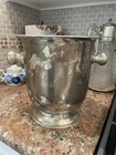 Oversized Vintage Silver Champagne Urn Multi Bottle Wine Chiller Ice Bucket Exc 