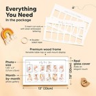 My First Year Photo Frame 12 Months Baby Picture Frame For Newborn Girl boy-baby
