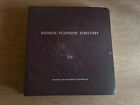 Address Telephone Directory Wisconsin Telephone Company 1977 Vtg Original Binder