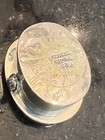 Antique Vintage Sterling Silver Taxco Mexico Pill Box 925 Snuff Trinket Oval