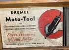 Vintage Wooden Storage Box Only For Dremel Moto-tool 9 5   x6   x3   dove Joints Read