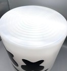 Spirit Halloween Dj Marshmello Helmet  Neon Light Up  Costume Accessory - Works 