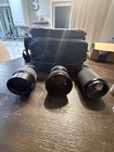 Camera Lense Lot Of 3 Plus Case And Film Mix Brand And Untested As-is