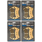 Brake Pad Set For Polaris Rzr Xp 1000 900 Ranger 4 800 Complete Ceramic 4 Pack