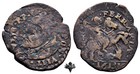 Papal State 1613 Pope Paul V  Rare Ferrara Mint  Copper Quattrino  W  3 13 Gram