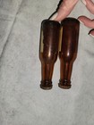 Vintage Blatz Pilsener Longneck Old Heidelberg Beer Bottle Salt   Pepper Shakers