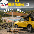 8 2ft X 10ft Car Awning  10000mm Waterproof Upf50  For Camping Off-road  Replace