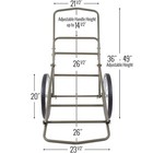 Heavy Duty Big Game Hauler Deer Cart 750 Lb Field Carrier Dolly