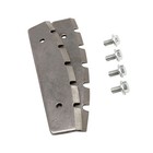 Replacement Ice Auger Blades 10-inch  Durable Gray Steel  Perfect For Winter Fis