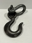 Large Vintage Steel Hook   Clevis Shackle Logging Nautical Towing Lifting