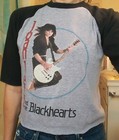 Vintage Band T-shirt Joan Jett   The Blackhearts 80s Concert Usa Raglan Crop Tee