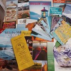 Vintage Oregon Travel Ephemera Lot - Maps  Brochures  Postcards - Multi-color