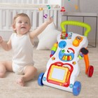 Toddlers Push Walker Stroller Multifunctional Music Cartoon Educational Toy New