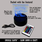Gemini Horoscope Astrological Zodiac Sign 3d Illusion Led Night Light Sign Lamp