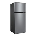 Galanz 4 6  Cu Ft Two Door Mini Refrigerator With Freezer  Stainless Steel  New