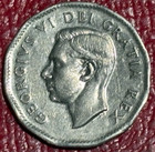 High Grade  1950 Canadian Canada Nickel 5 Cents Coin-free Shipping-jan466