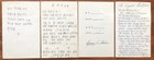 4x Korea Coree Old Postcard Lot Student School Mail Korean Writing   