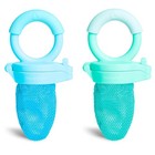 Bpa-free Baby Fresh Food Feeders  2-pack  Blue mint - Safe   Fun Feeding