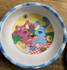 Blues Clues Vintage 2002 Zak Designs Melamine Plate   Bowl Set