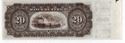 Chile 1882 Banco De Curico 20 Pesos Unc Remainder Top High Grade