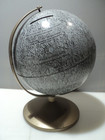 Vintage Replogle Moon Bank Globe Lunar Impact Areas With Booklet  Key And Box