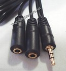 6ft 3 5mm Stereo Male Plug To Dual 3 5mm Jacks Audio Cable Splitter Wire Vwltw