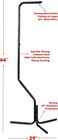 Bird Flgiht Cage Metal Hook Cage Heavy Duty Three Legs Hanging Hanger Cage Stand
