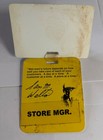 Walmart Authentic Heavily Used Badge With Sam Badge Backer