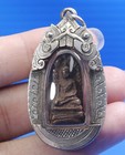 Amulet talisman thai buddha rare pendant phra Rod blessed lucky buddhism wat old