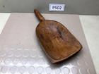Vintage Primitive Carved Wooden Scoop Rustic Kitchen Folk Art