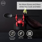 Red The Crab Silicone Utensil Rest-kitchen Gifts  Silicone Spoon Rest For Stove