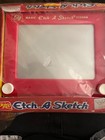 Vintage Etch A Sketch No  505 Ohio Art Company Magic Screen Red Frame Works 