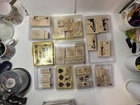 Stampin    Up Large Lot  23 Sets  Wooden Rubber Stamp Sets