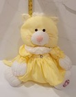 Vintage Fisher Price Puffalump Plush Yellow Cat Stuffed Animal 1986