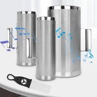 Metal Guiro With Scraper Stainless Steel Latin Percussion Instrument Multi-sizes