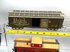 Vintage Lot 4 194o s Marx Metal O Gauge New York New Haven  Tanker  Freight