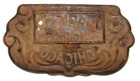 19th C  Cast Iron Stove Plate Newark Stove Works Chicago