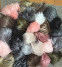  Lot Of 27 Of High Quality Faux Fur Pompoms For Multiple Crafts Like Key Rings