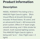 Mingjie Mjos013 2 Moving Head Led Dmx Pan tilt Lights W  Flight Case