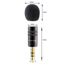 Edutige Etm-001 3 5mm 3-pole Microphone For Gopro Dslr Pc Audio Recorder New