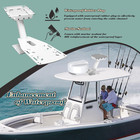 Aluminum Marine Dual Mount For Starlink Mini For Radar Dome 18   -24    Boat Yacht