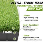 Thickened Golf Mat  5x4ft   5x5ft Heavy-duty Golf Hitting Mats Practice Outdoor