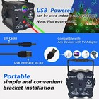 Party Lights Mini Disco Ball Dj Light With Remote Control Stage Portable Soun   