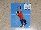 Roger Federer Signed 8x10 Photo Beckett Bas Coa Authentic Autograph Tennis Star