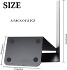 2pcsmetal Book Ends Book Ends Decorative Bookends Book Ends For Shelves Book Hol