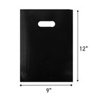 Small Low Density Black Merchandise Bags - 9  X 12 - Case Of 1 000