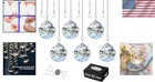 Feng Shui 6 Pack Crystal Ball Prisms - Capture Sunlight   Create Rainbows